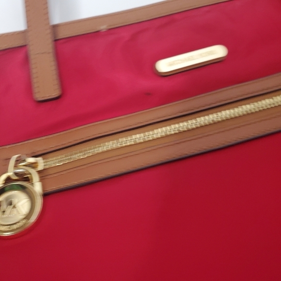 Michael Kors Women's Red Tote Bag - Picture 5 of 13